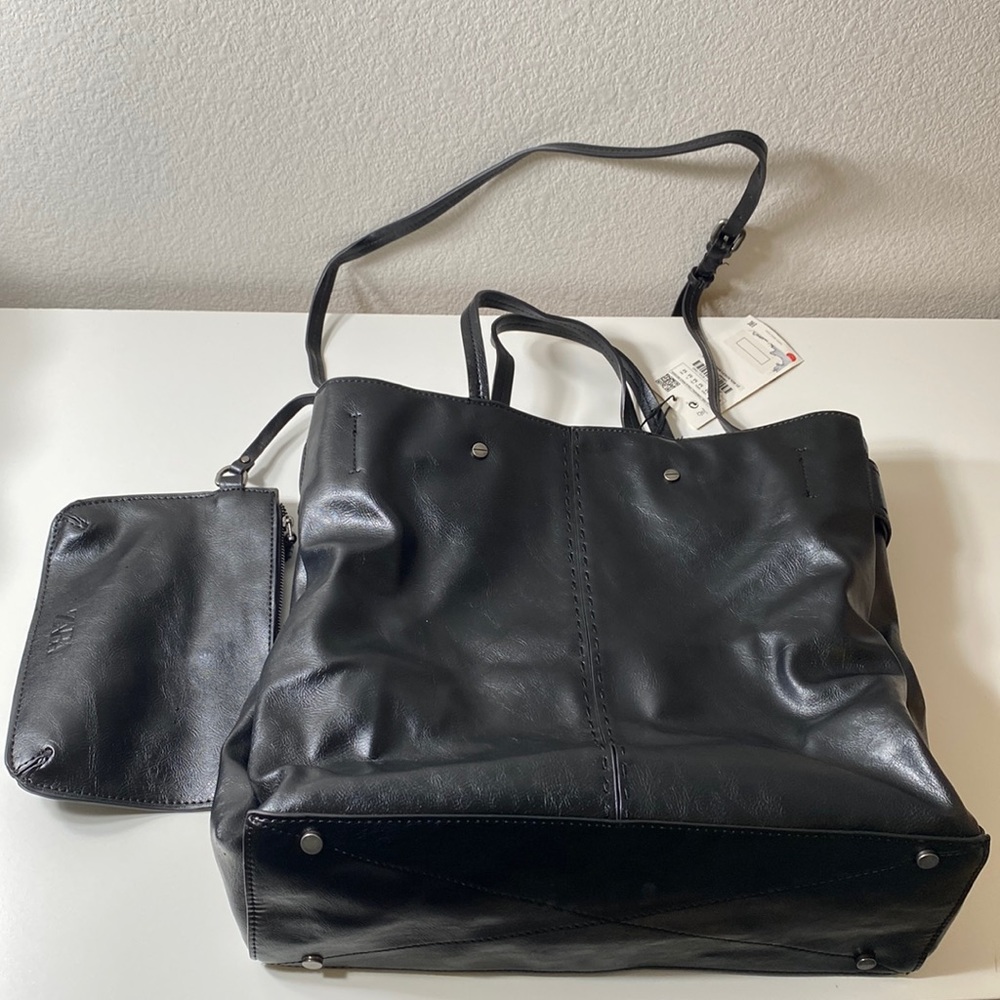 [NWT] Zara Black Tote Bag / Shopper